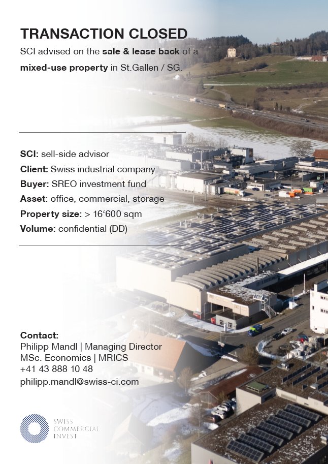 SG: Verkauf Büro- und Gewerbeliegenschaft, St. Gallen – über 16’600 m² Nutzfläche.